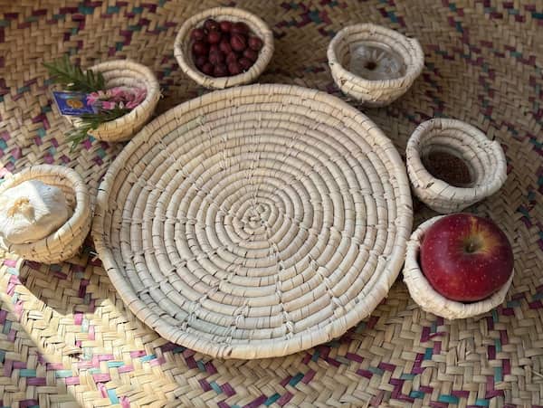 تصویر 3 از قیمت ست هفت سین حصیری با کیفیت ارزان + خرید عمده